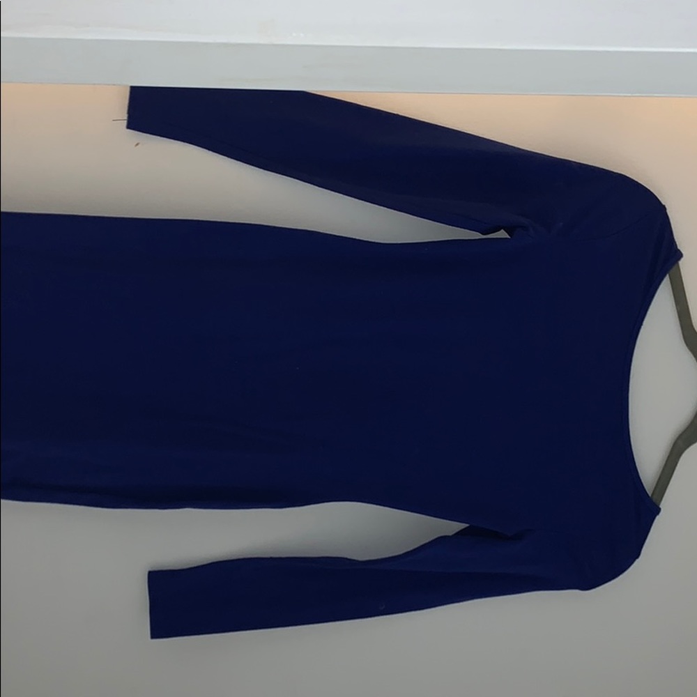 Blue mini dress